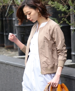 B:MING by BEAMS / ツイル ノーカラーブルゾン 19SS
