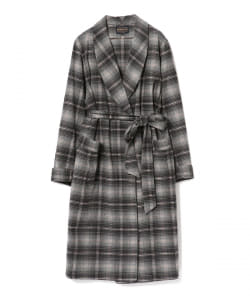PENDLETON / ショールカラー チェック ガウン