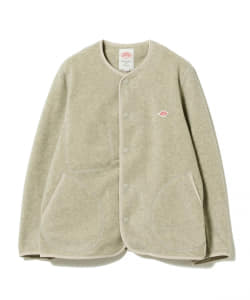 DANTON / ノーカラー フリース ジャケット