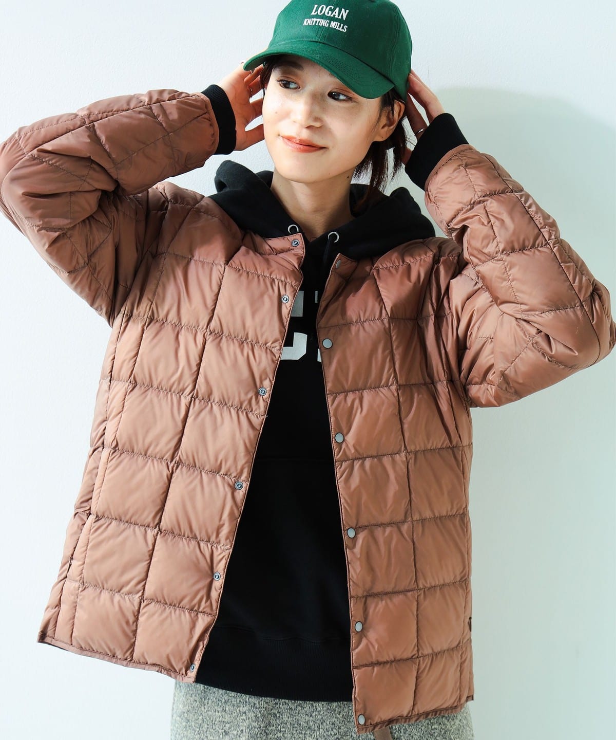 TAION タイオン / インナー ダウンジャケット(S L) ブルゾン WOMEN MOCHA M TAION タイオン / インナー ダウンジャケット(S L) ブルゾン WOMEN MOCHA M
