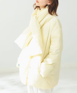 B:MING by BEAMS / 女裝 附圍巾 鋪棉 外套