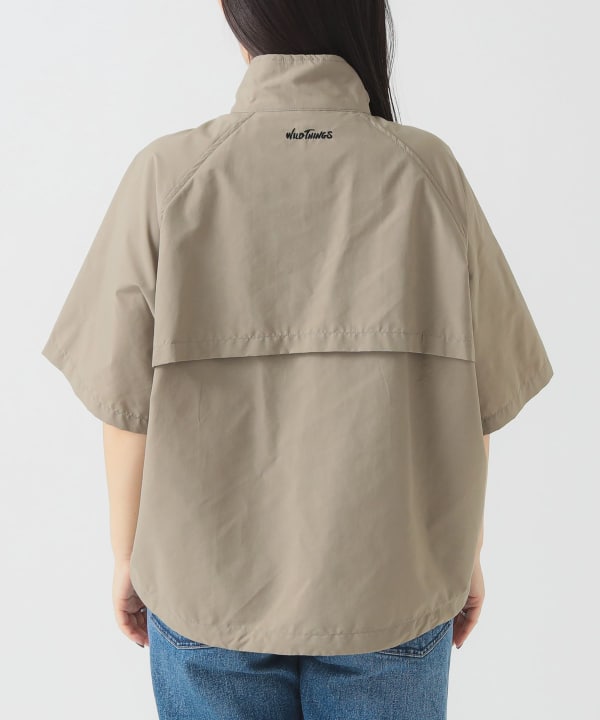 【新品】quitan　キタン　ビームス　ショートポンチョ　ケープ　ブラウン B:MING by BEAMS（ビーミング by ビームス）WILD THINGS / サ