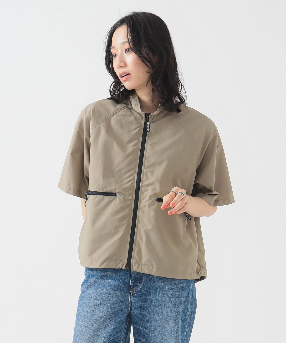 WILD THINGS ワイルドシングス / サプレックス ショートスリーブ ジャケット(S M)【撥水】 ブルゾン WOMEN BEIGE M WILD THINGS ワイルドシングス / サプレックス ショートスリーブ ジャケット(S M)【撥水】 ブルゾン WOMEN BEIGE M