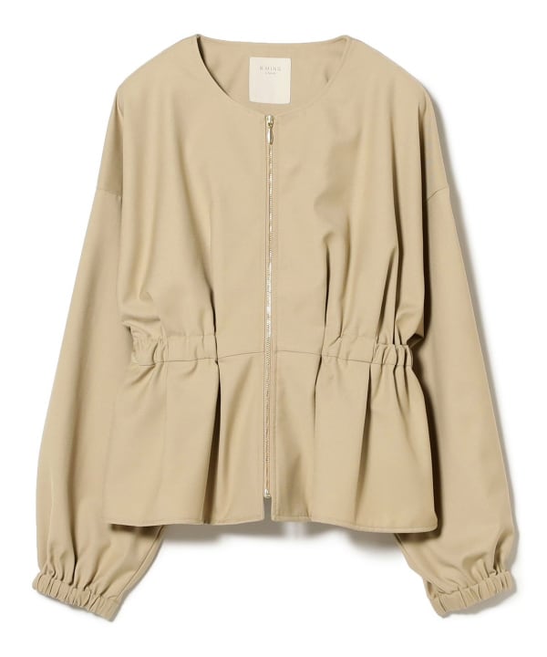 BEAMS 2wayギャザーブルゾン新品 B:MING by BEAMS（ビーミング by ビームス）ウエスト ギャザー