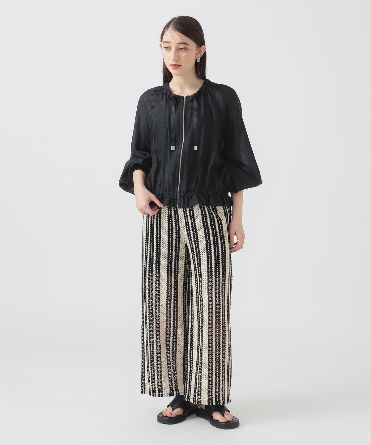 別注ブルゾン やみぃー様 B:MING by BEAMS（ビーミング by ビームス）チェック ジップ