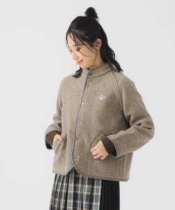 DANTON / WOOL LIGHT PILE STANDCOLLAR JACKET