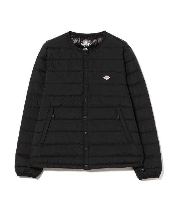 【美品】DANTON ライトダウンジャケット XS　34　グレー　アイアン 美品】DANTON ライトダウンジャケット XS 34 グレー アイアン