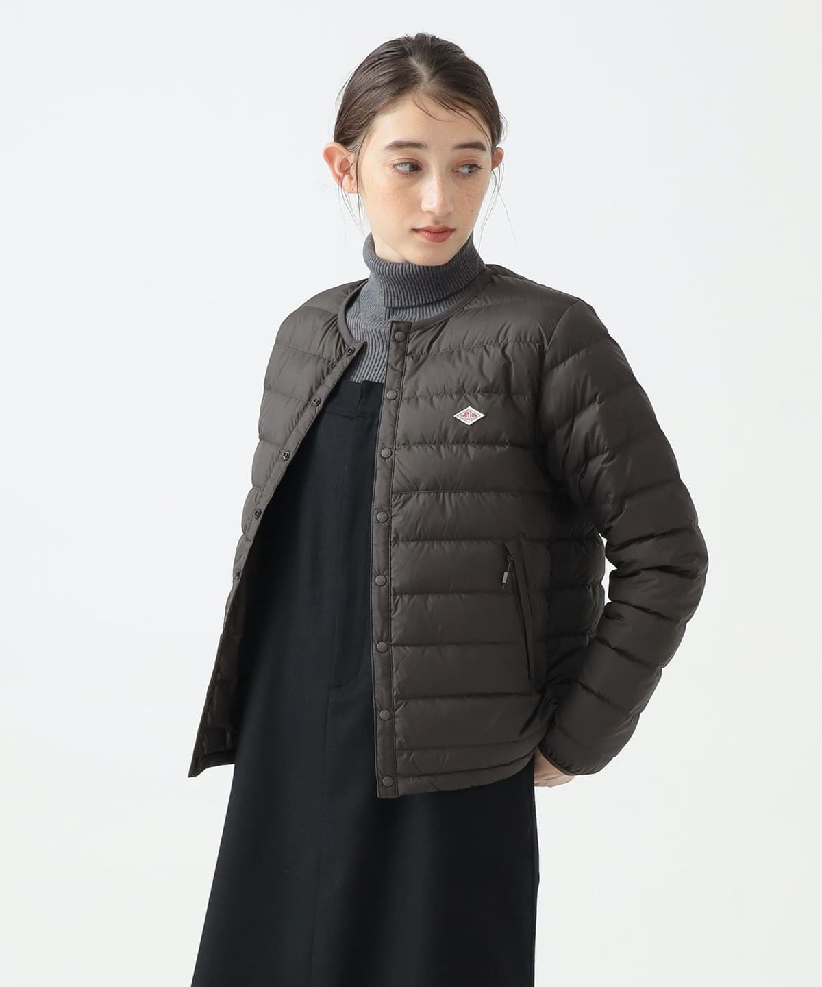 DANTON ダントン / インナー ダウン クルーネック ジャケット 25FW(XS M) ブルゾン WOMEN IRON XS DANTON ダントン / インナー ダウン クルーネック ジャケット 25FW(XS M) ブルゾン WOMEN IRON XS
