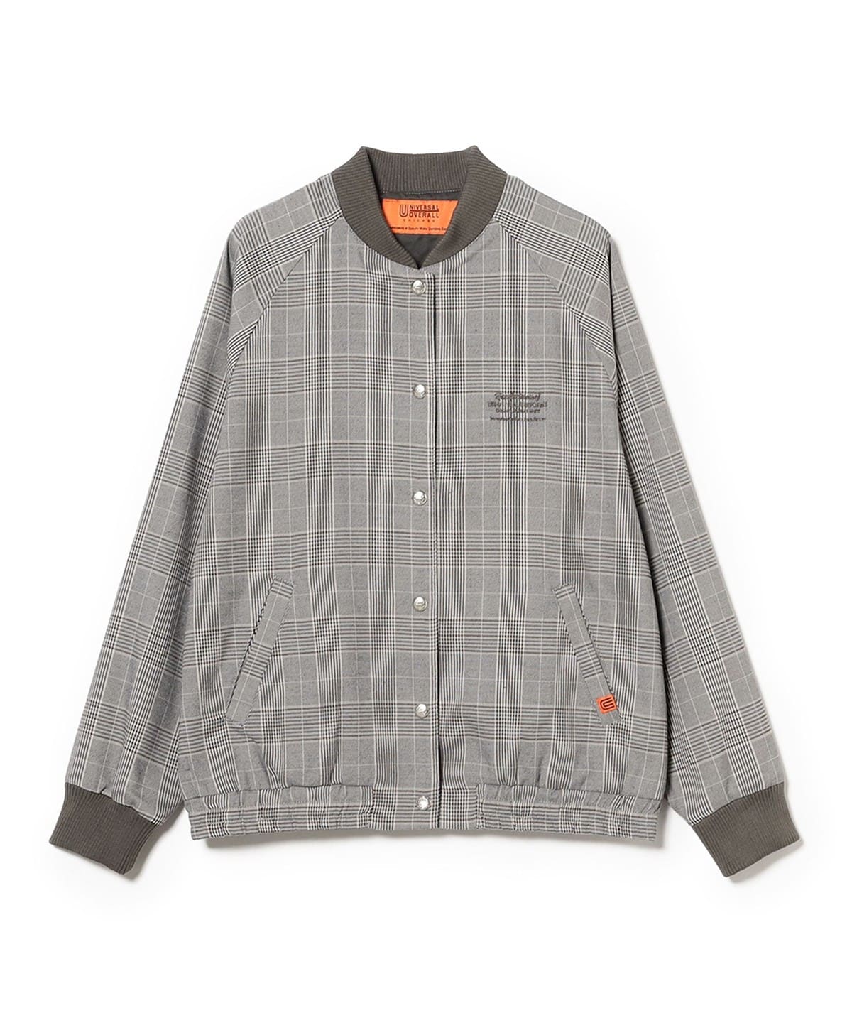 UNIVERSAL OVERALL ユニバーサルオーバーオール / チェック ブルゾン ブルゾン WOMEN GLEN ONE SIZE UNIVERSAL OVERALL ユニバーサルオーバーオール / チェック ブルゾン ブルゾン WOMEN GLEN ONE SIZE