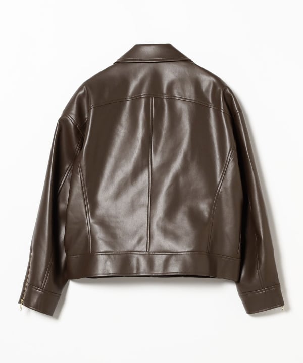 B:MING by BEAMS（ビーミング by ビームス）レザーライク ジャケット