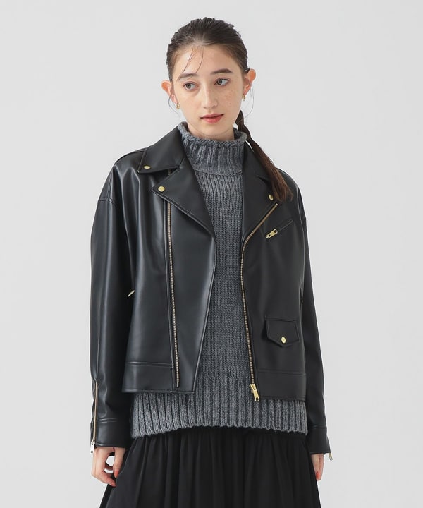 B:MING by BEAMS（ビーミング by ビームス）レザーライク ジャケット