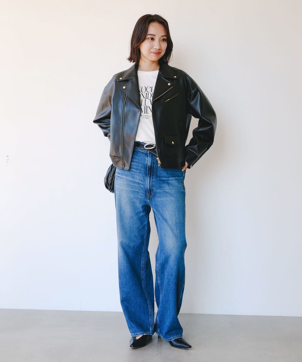 B:MING by BEAMS（ビーミング by ビームス）レザーライク ジャケット