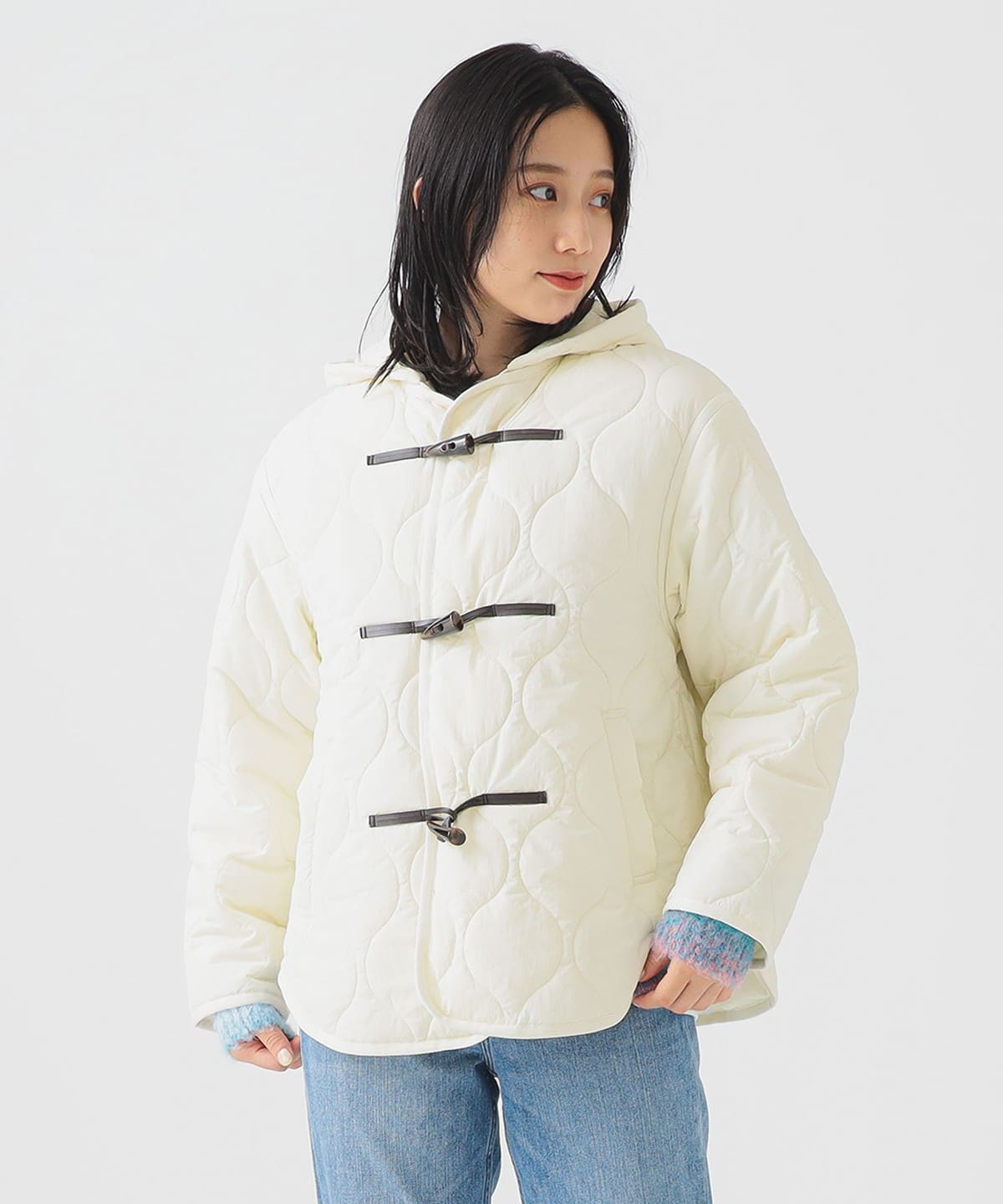 キルティング ダッフル ブルゾン ブルゾン WOMEN IVORY S キルティング ダッフル ブルゾン ブルゾン WOMEN IVORY S