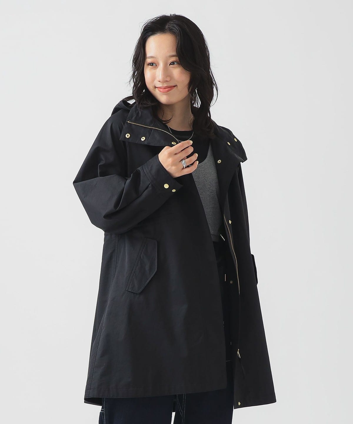 【+15%ポイントUP】【撥水機能】撥水 ロング マウンテンパーカ 25FW(S M) ブルゾン WOMEN BLACK S 【+15%ポイントUP】【撥水機能】撥水 ロング マウンテンパーカ 25FW(S M) ブルゾン WOMEN BLACK S