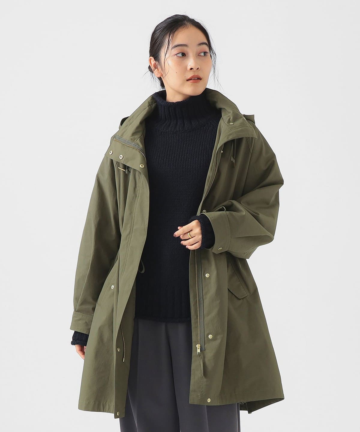 【+15%ポイントUP】【撥水機能】撥水 ロング マウンテンパーカ 25FW(S M) ブルゾン WOMEN LIGHT OLIVE M 【+15%ポイントUP】【撥水機能】撥水 ロング マウンテンパーカ 25FW(S M) ブルゾン WOMEN LIGHT OLIVE M