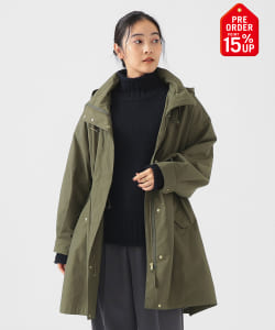 【+15%ポイントUP】【撥水機能】撥水 ロング マウンテンパーカ 25FW（S～M）