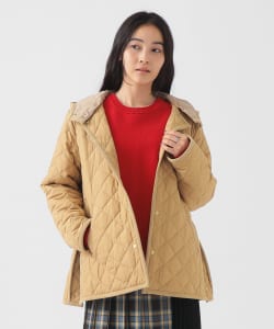 【+15%ポイントUP】キルティング フード ショート ブルゾン（S～M）