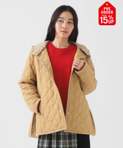 【+15%ポイントUP】キルティング フード ショート ブルゾン（S～M）