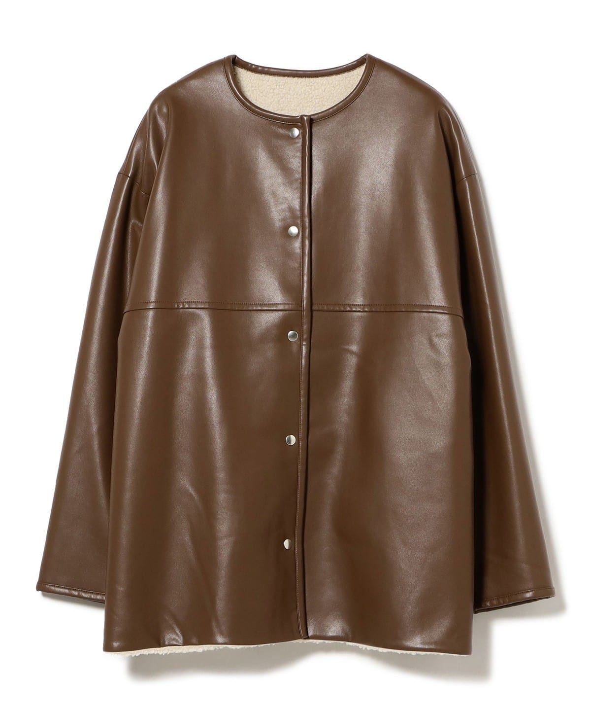 B:MING by BEAMS（ビーミング by ビームス）フェイク レザー × ボア