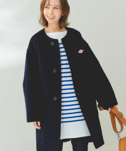 ￥DANTON /  カラーレスクルーネックコート