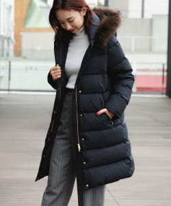 B:MING by BEAMS / 河田フェザー ロング ダウン