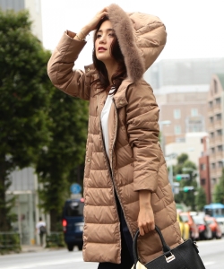 B:MING by BEAMS / 河田フェザー ロングダウンコート 16AW-K