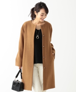 B:MING by BEAMS / ハミルトン ノーカラーコート 18AW