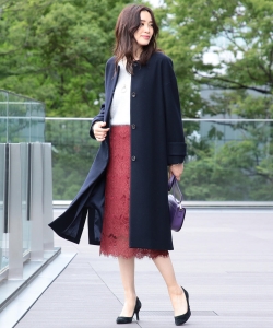 B:MING by BEAMS / ノーカラー オーバーコート 18AW-P