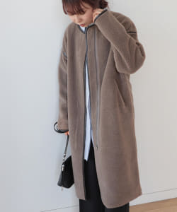 B:MING by BEAMS / ボア ロング コート 21AW