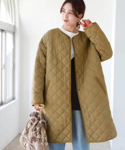 B:MING by BEAMS / キルト ロングコート 21AW