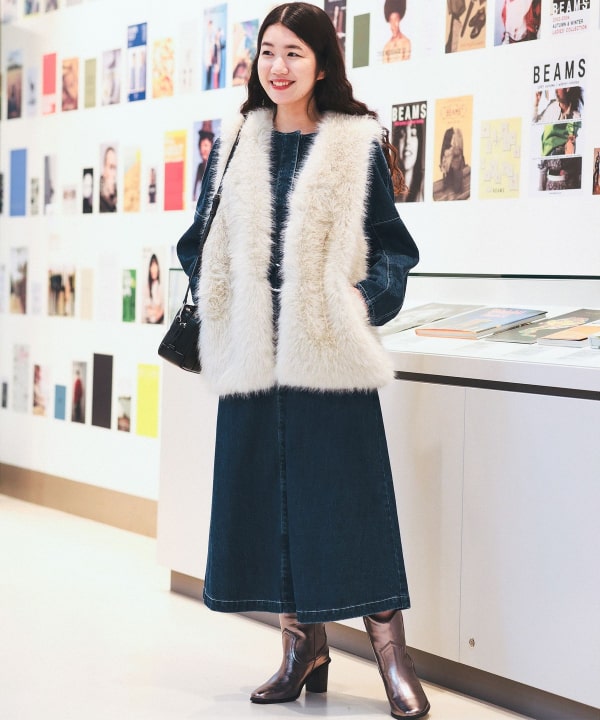 b ming life store by beams smiths デニムコート B:MING by BEAMS（ビーミング by ビームス）ステンカラー コート