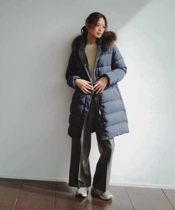 B:MING by BEAMS（ビーミング by ビームス）【GISELeWEB掲載】河田 ロング ダウンコート 24FW（S～L）（コート ダウン コート）通販｜BEAMS