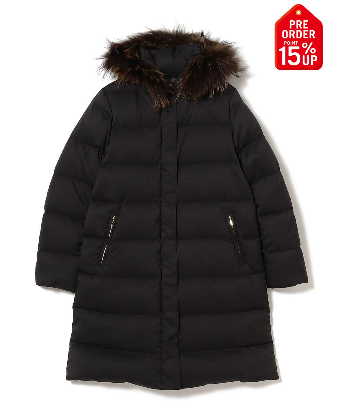【+15%ポイントUP】河田 ロング ダウンコート (S L) コート WOMEN BLACK S 【+15%ポイントUP】河田 ロング ダウンコート (S L) コート WOMEN BLACK S
