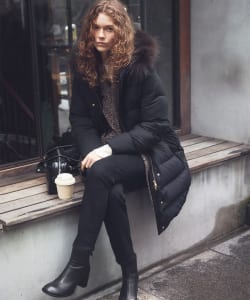 河田 ロング ダウンコート