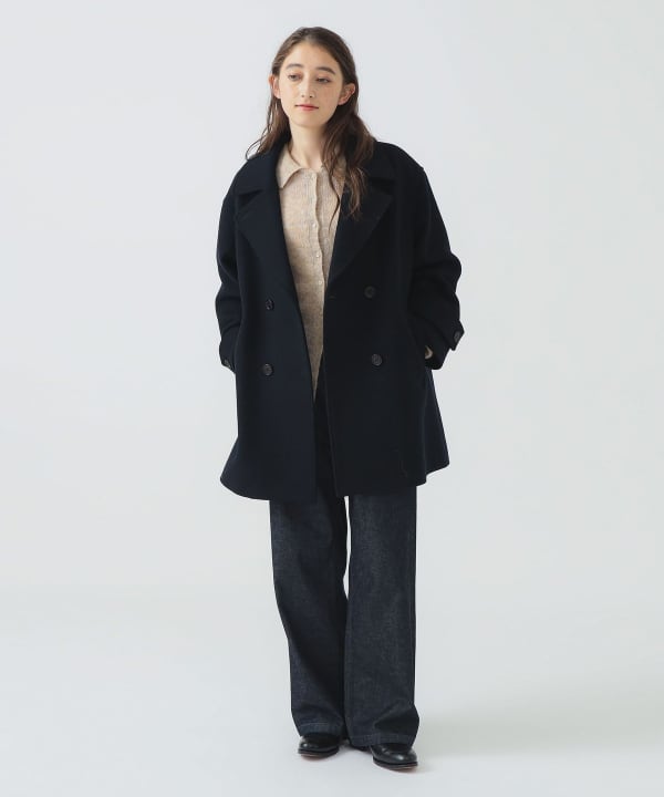 新品 ビームス ピーコート ウールコート Sサイズ レディースのピーコート通販｜BEAMS