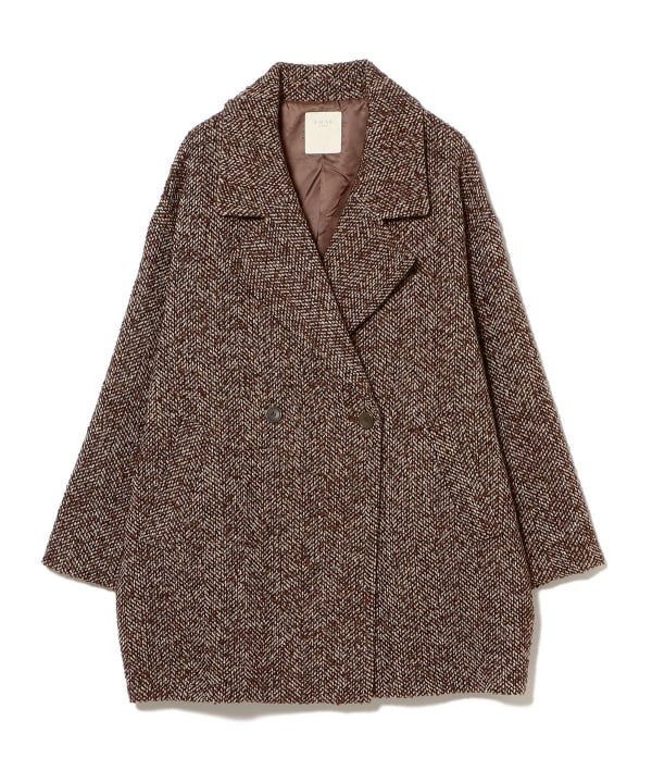 B:MING by BEAMS（ビーミング by ビームス）ヘリンボーン コート