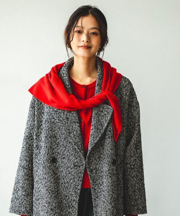 B:MING by BEAMS（ビーミング by ビームス）ヘリンボーン コート