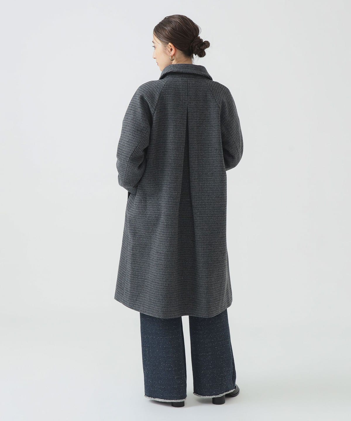 B:MING by BEAMS（ビーミング by ビームス）チェック ステンカラー