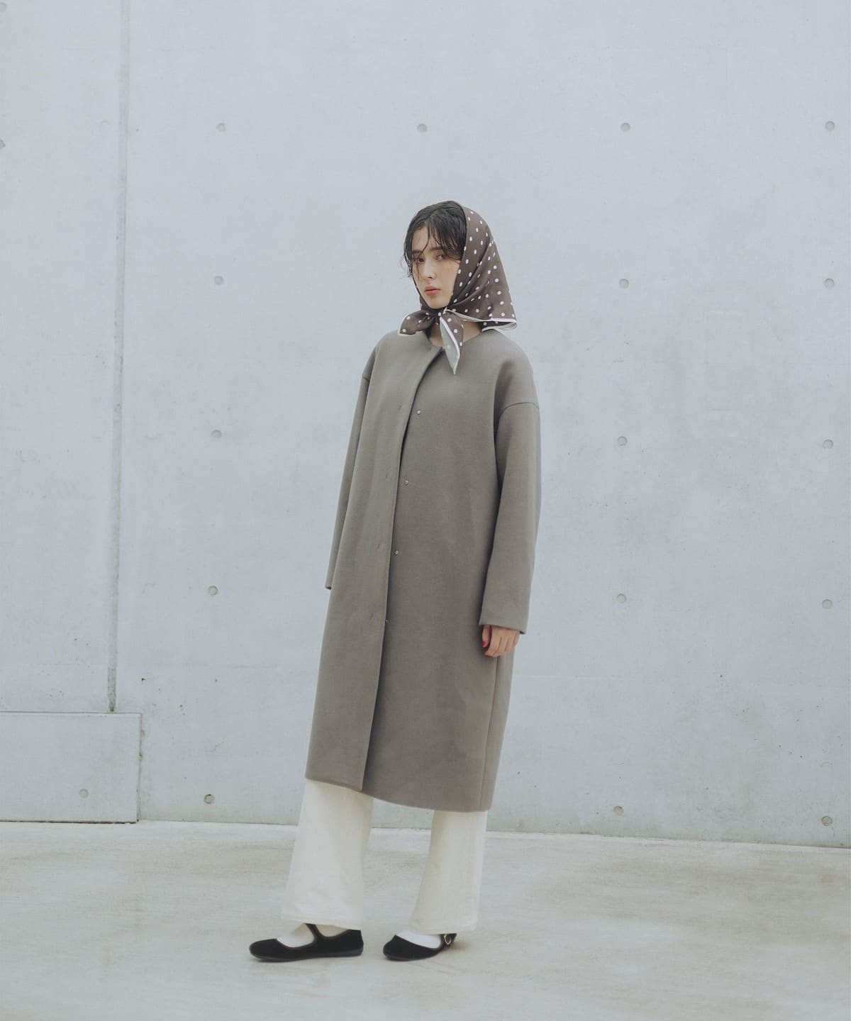 B:MING by BEAMS（ビーミング by ビームス）ノーカラー コート（コート