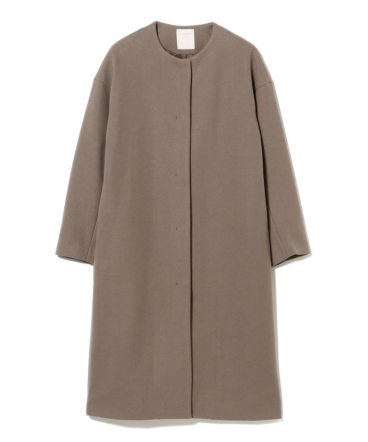 B:MING by BEAMS（ビーミング by ビームス）ノーカラー コート
