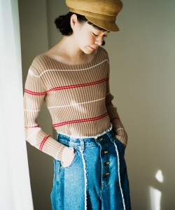 Lee × B:MING by BEAMS / 別注フレアフリンジパンツ