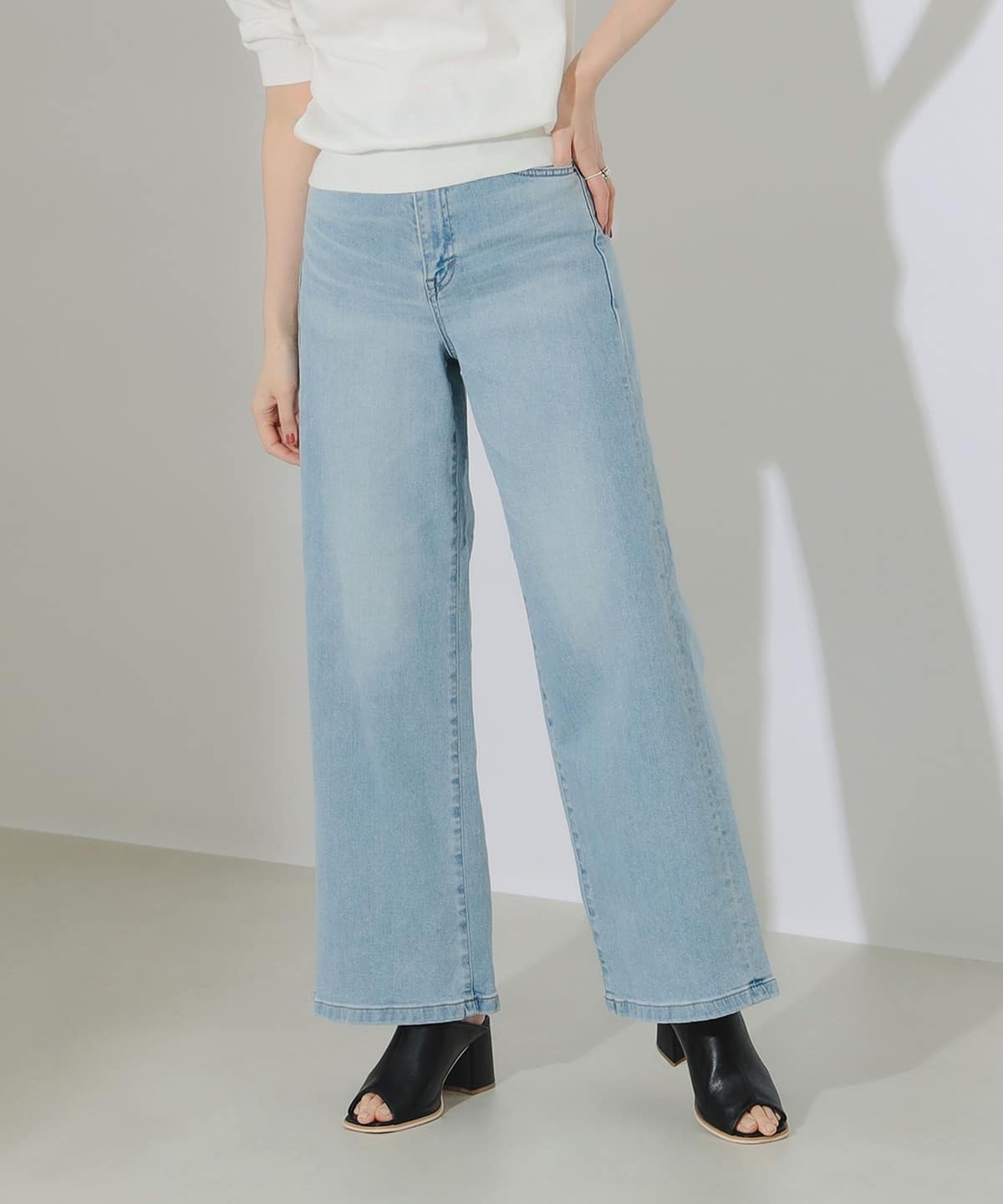 B:MING by BEAMS SOMETHING B:MING by BEAMS LISA wide denim pants