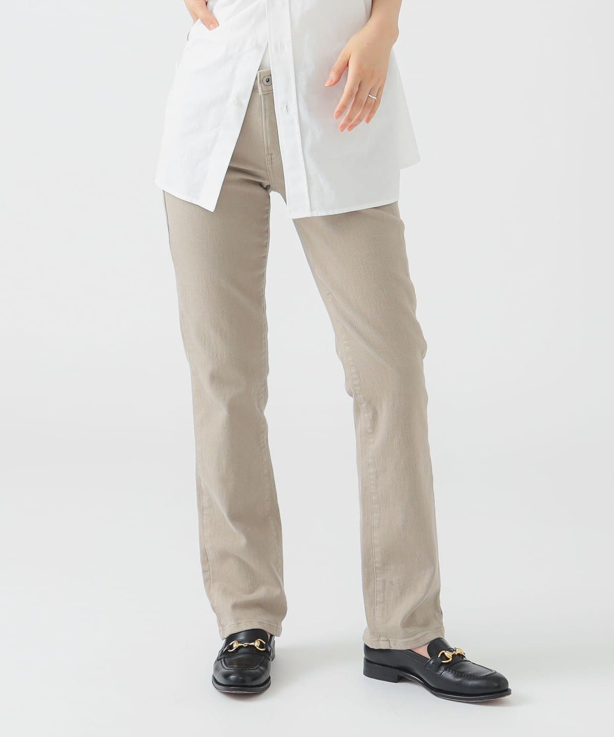 SOMETHING サムシング / ELSA STANDARD STRAIGHT パンツ WOMEN KHAKI BEIGE 26 SOMETHING サムシング / ELSA STANDARD STRAIGHT パンツ WOMEN KHAKI BEIGE 26