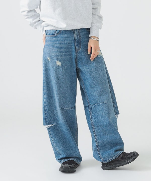 B:MING by BEAMS（ビーミング by ビームス）カットオフ デニム