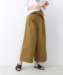 Dickies × B:MING by BEAMS / 別注リボンベルト付きワイドパンツ 17SS