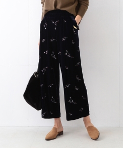 B:MING by BEAMS / ベロア刺繍パンツ 17AW