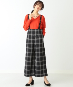 B:MING by BEAMS / サスペンダー付き サロペットパンツ