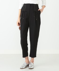 B:MING by BEAMS / ハイウエストレースアップパンツ