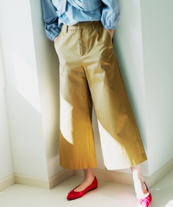 B:MING by BEAMS / ツイルワイドパンツ18SS