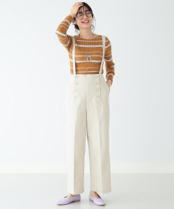 B:MING by BEAMS / サスペンダー付 マリンパンツ 19SS